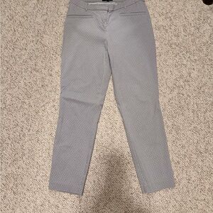 Dalia Light Gray Patterned Pants